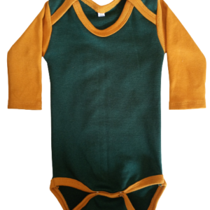 Baby Onesie Long Sleeve Two Tone
