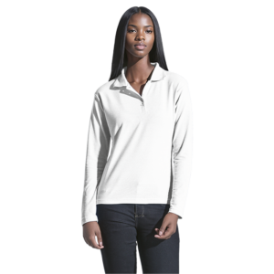 Barron 175g Pique Knit Long Sleeve Golfer Ladies